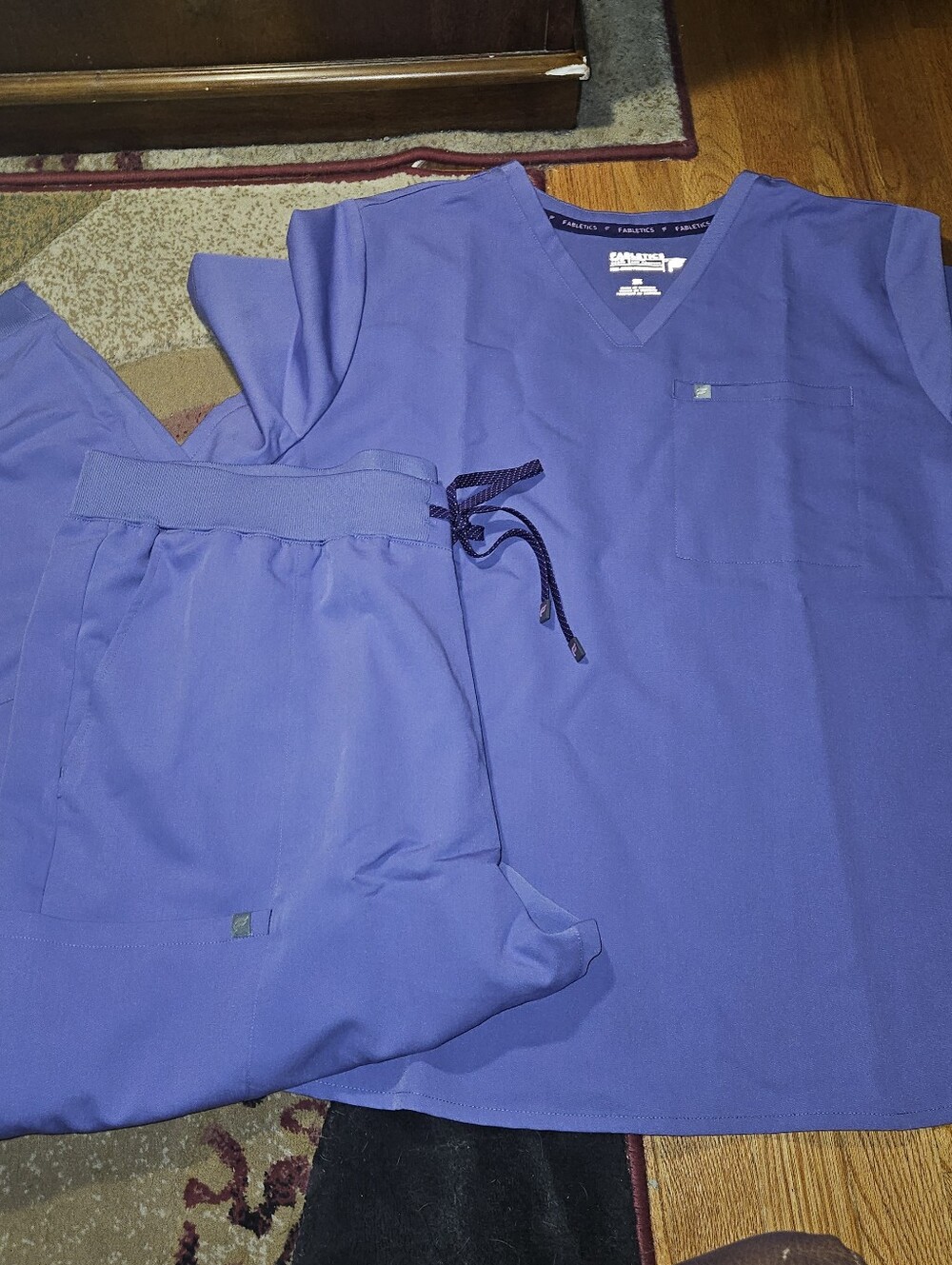 Lavendar Fabletics Scrubs